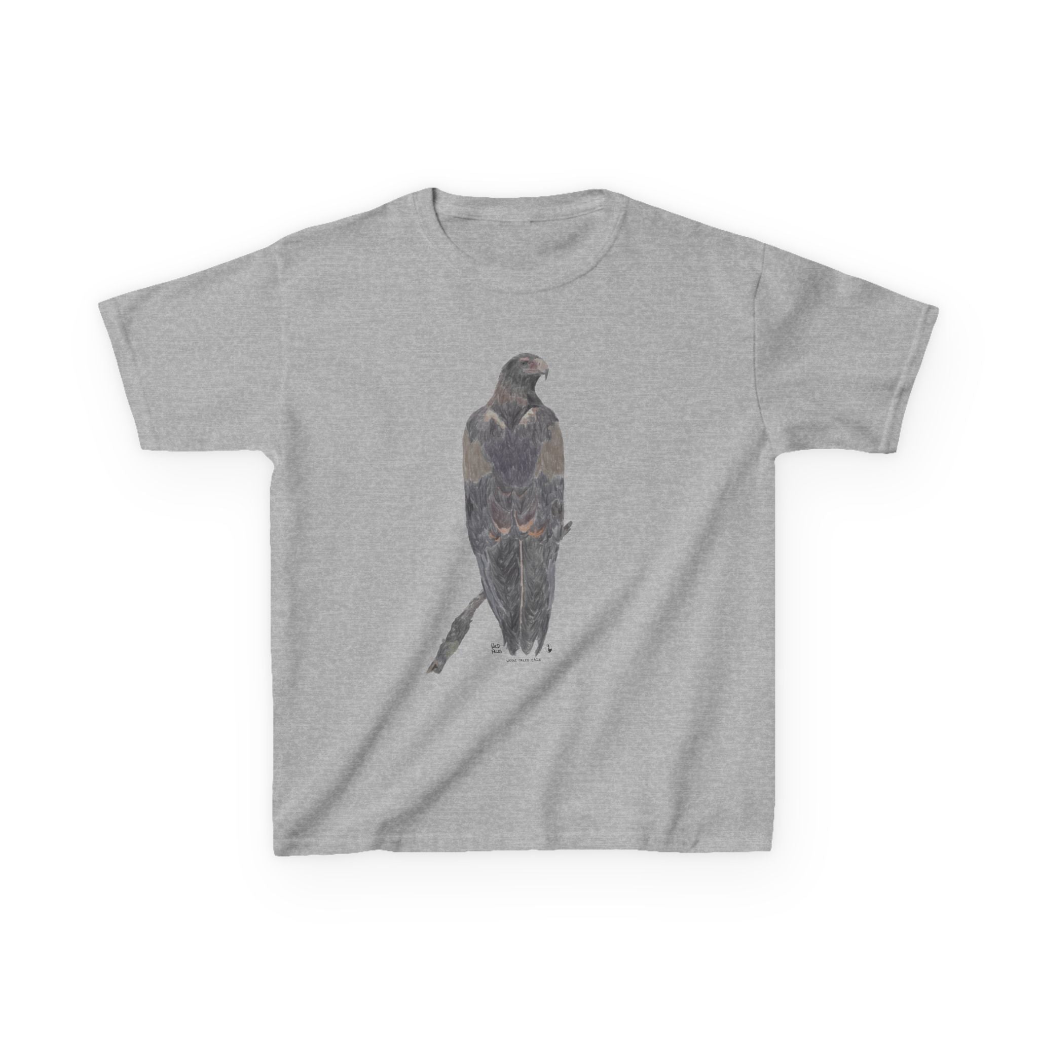 Wedge-tailed Eagle (pastel design) | Kids Heavy Cotton™ Tee Printify