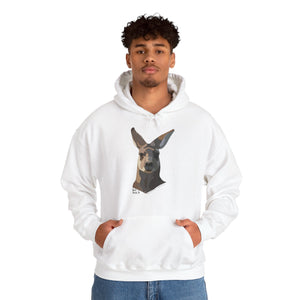 Eastern Grey Kangaroo | Unisex Heavy Blend™ Hooded Sweatshirt Printify