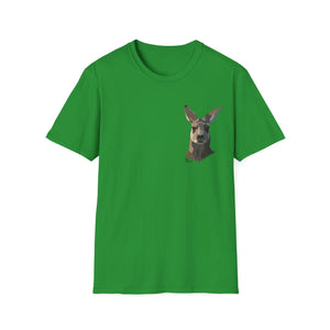 Eastern Grey Kangaroo - Small design - Unisex Softstyle T-Shirt Printify