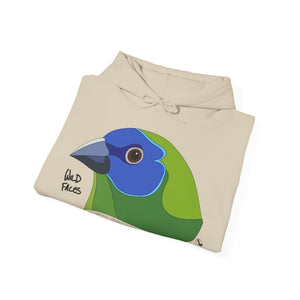 Blue-faced Parrotfinch | Unisex Heavy Blend™ Hooded Sweatshirt Printify
