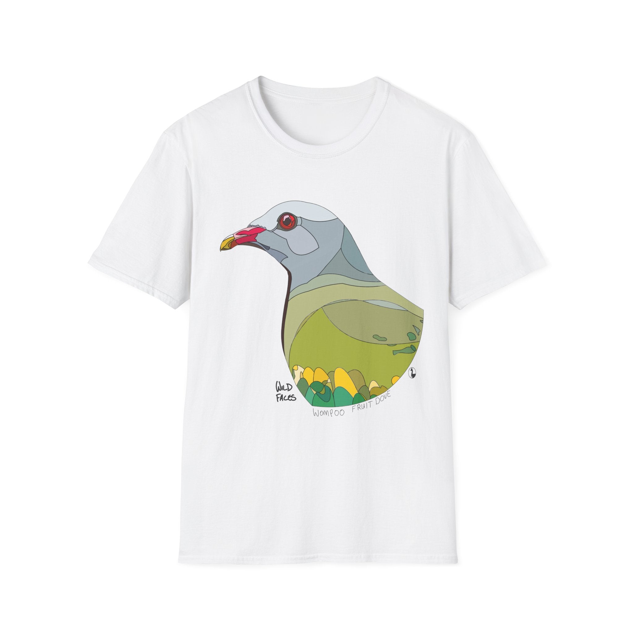 Wompoo Fruit Dove - Unisex Softstyle T-Shirt