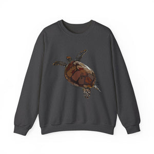 Green Turtle Sweatshirt | Unisex Heavy Blend™ Crewneck Printify