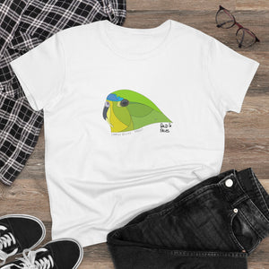 Orange-bellied Parrot - Women's Midweight Cotton Tee Printify