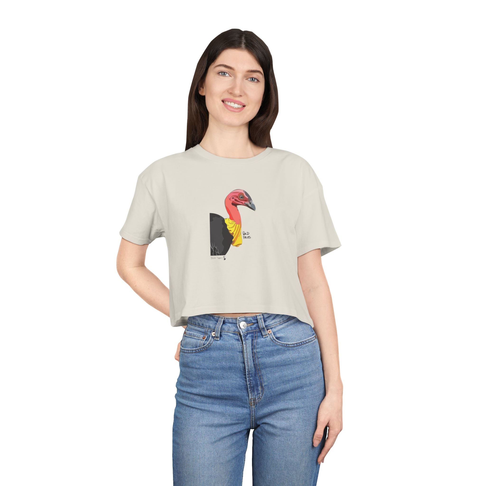 Australian Brush-turkey - Women's Crop Tee