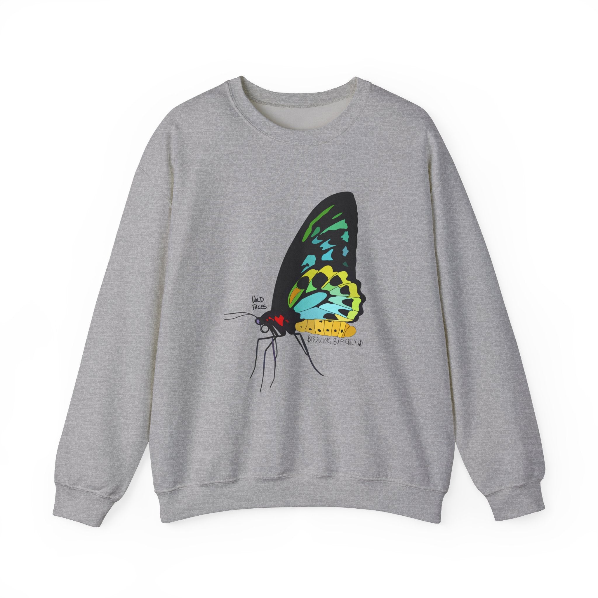 Birdwing Butterfly Sweatshirt | Unisex Heavy Blend™ Crewneck Printify