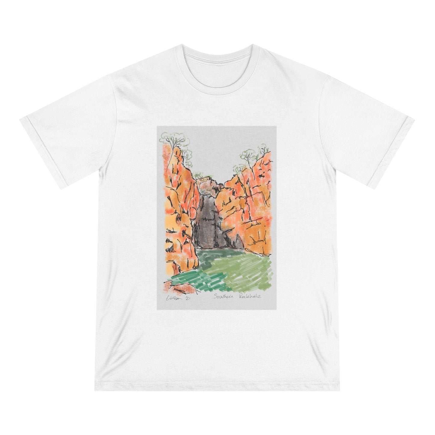 Southern Rockhole, Nitmiluk | Organic Staple T-shirt Printify