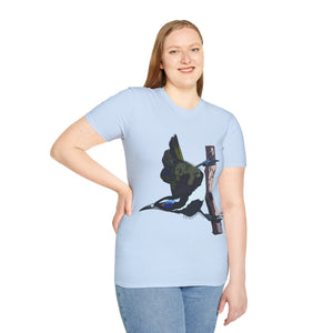 Blue-faced Honeyeater - Unisex Softstyle T-Shirt Printify