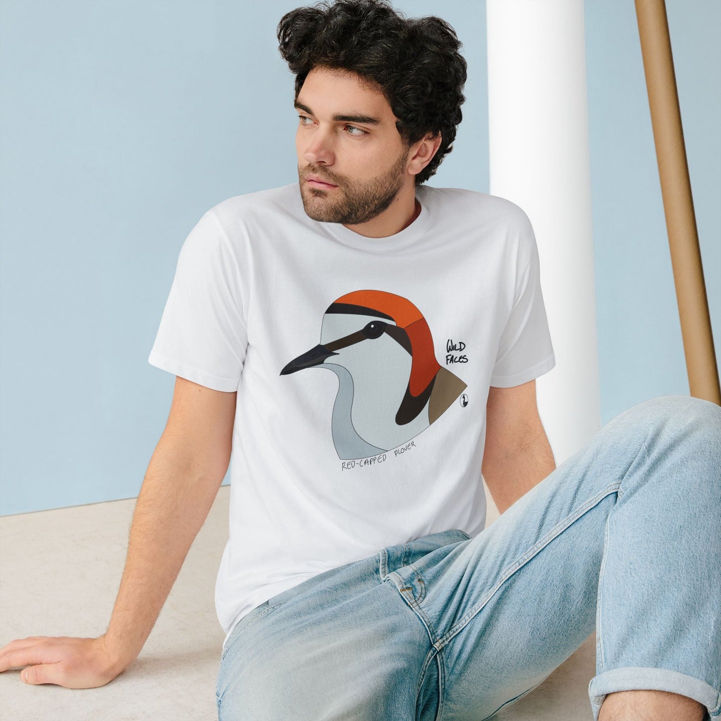 Red-capped Plover | Organic Staple T-shirt Printify
