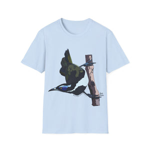 Blue-faced Honeyeater - Unisex Softstyle T-Shirt Printify