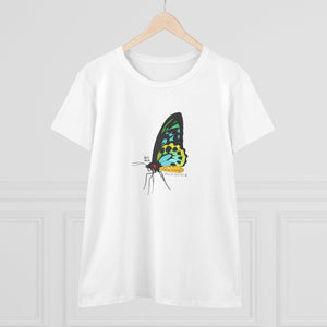 Birdwing Butterfly - Women's Midweight Cotton Tee Printify