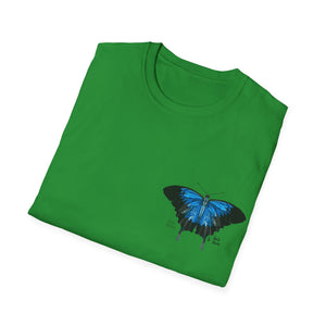 Ulysses Butterfly - Small design - Unisex Softstyle T-Shirt Printify
