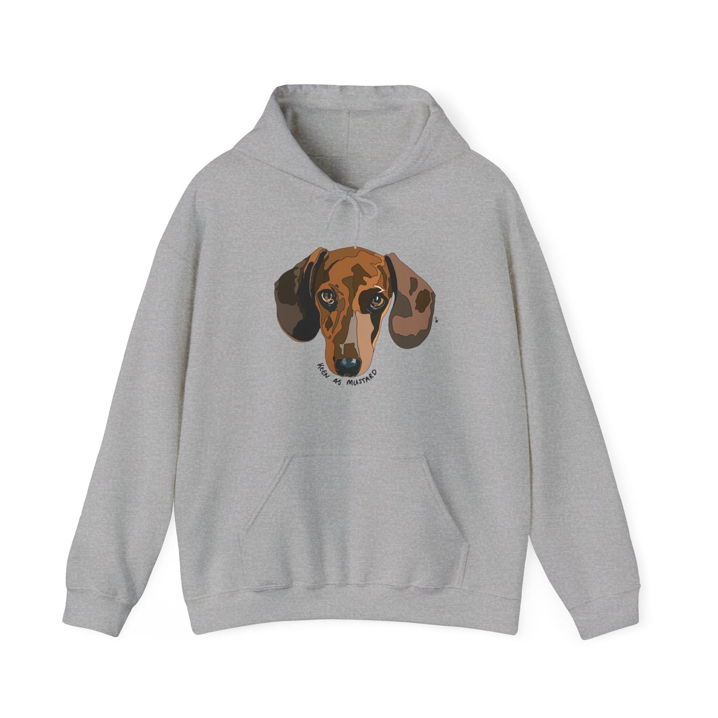 Dachshund (Keen as mustard) | Unisex Heavy Blend™ Hooded Sweatshirt