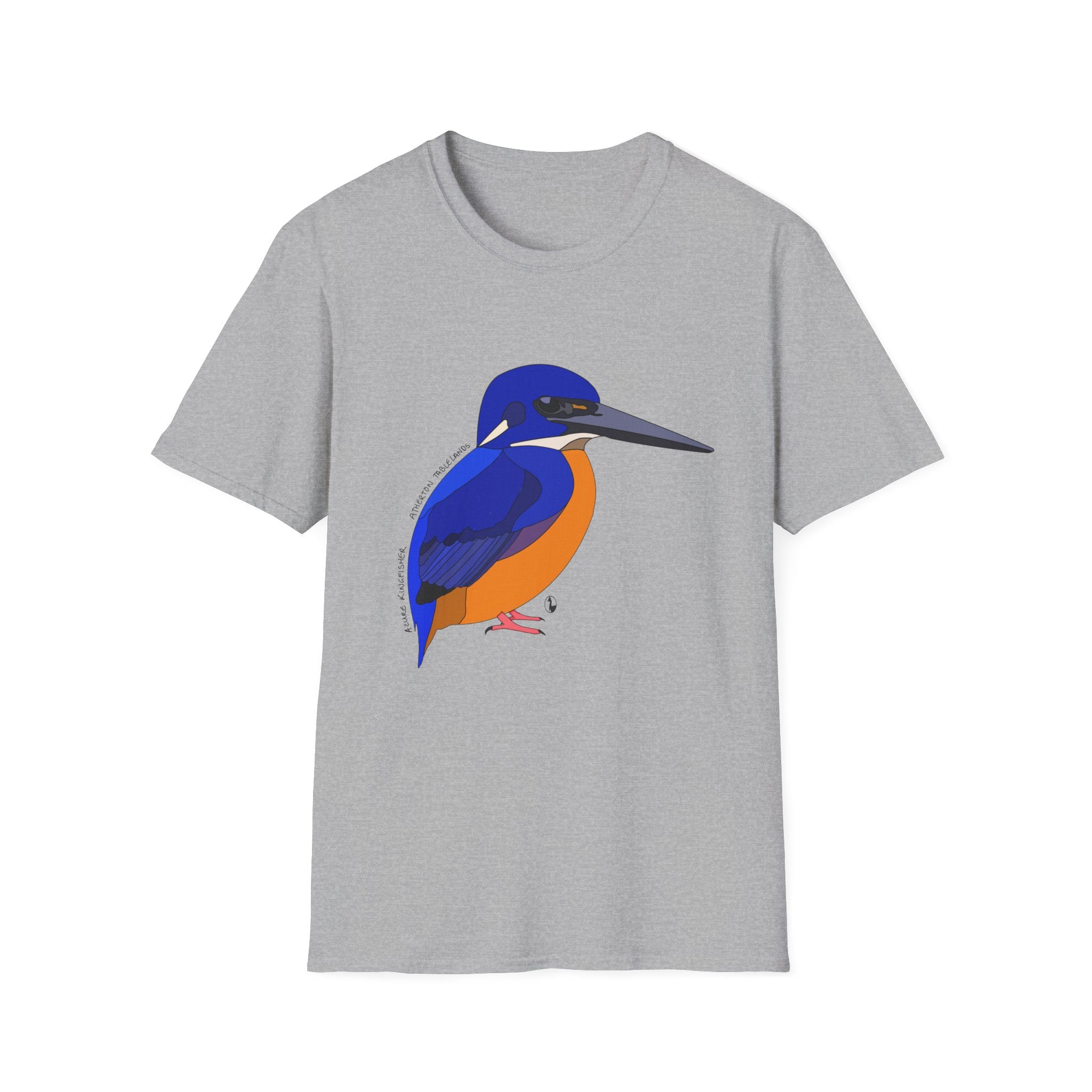 Azure Kingfisher - Unisex Softstyle T-Shirt