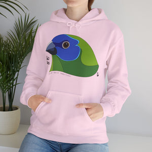 Blue-faced Parrotfinch | Unisex Heavy Blend™ Hooded Sweatshirt Printify