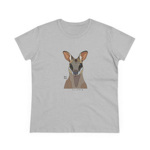 Agile Wallaby - Women's Midweight Cotton Tee Printify