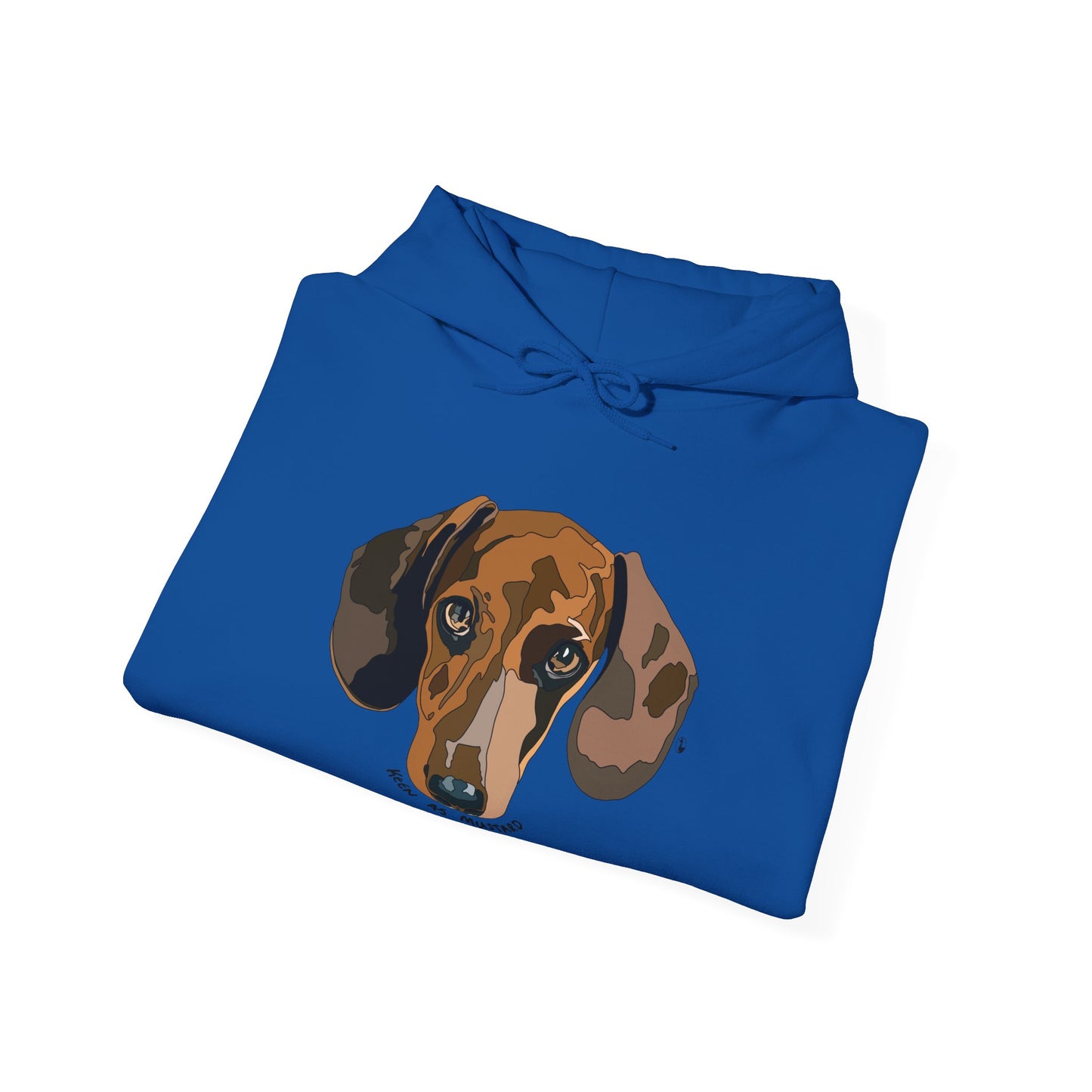 Dachshund (Keen as mustard) | Unisex Heavy Blend™ Hooded Sweatshirt