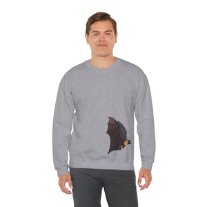 Spectacled Flying Fox (in flight) Sweatshirt | Unisex Heavy Blend™ Crewneck Printify