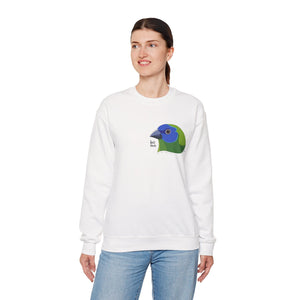 Blue-faced Parrotfinch Sweatshirt | Unisex Heavy Blend™ Crewneck Printify