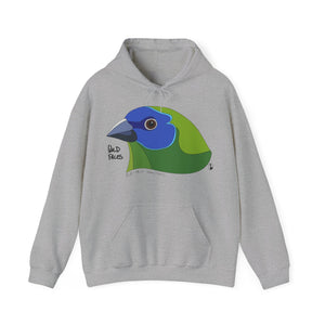 Blue-faced Parrotfinch | Unisex Heavy Blend™ Hooded Sweatshirt Printify