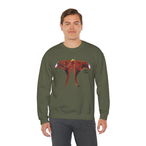Hercules Moth Sweatshirt | Unisex Heavy Blend™ Crewneck Printify