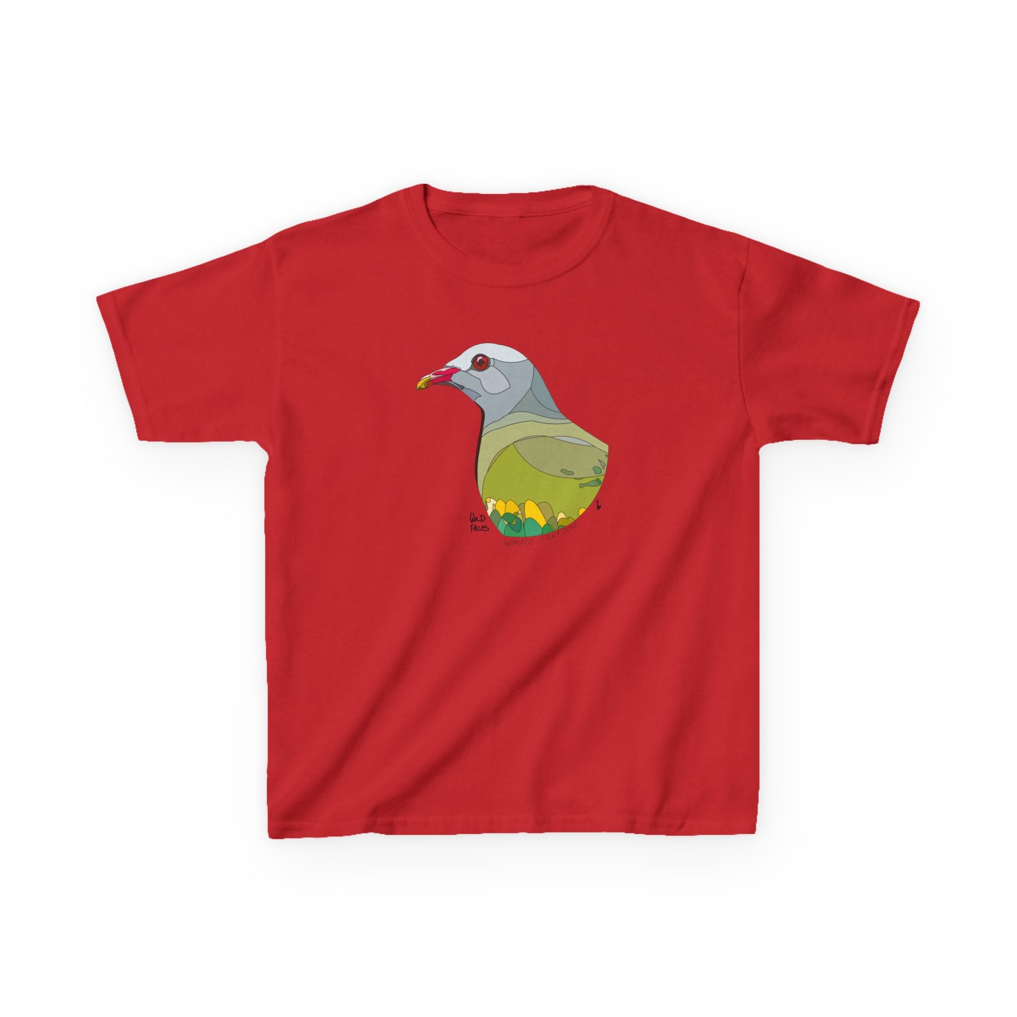 Wompoo Fruit Dove | Kids Heavy Cotton™ Tee