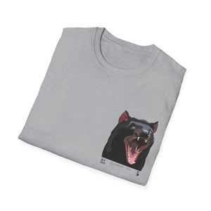 Tasmanian Devil - Small design - Unisex Softstyle T-Shirt Printify
