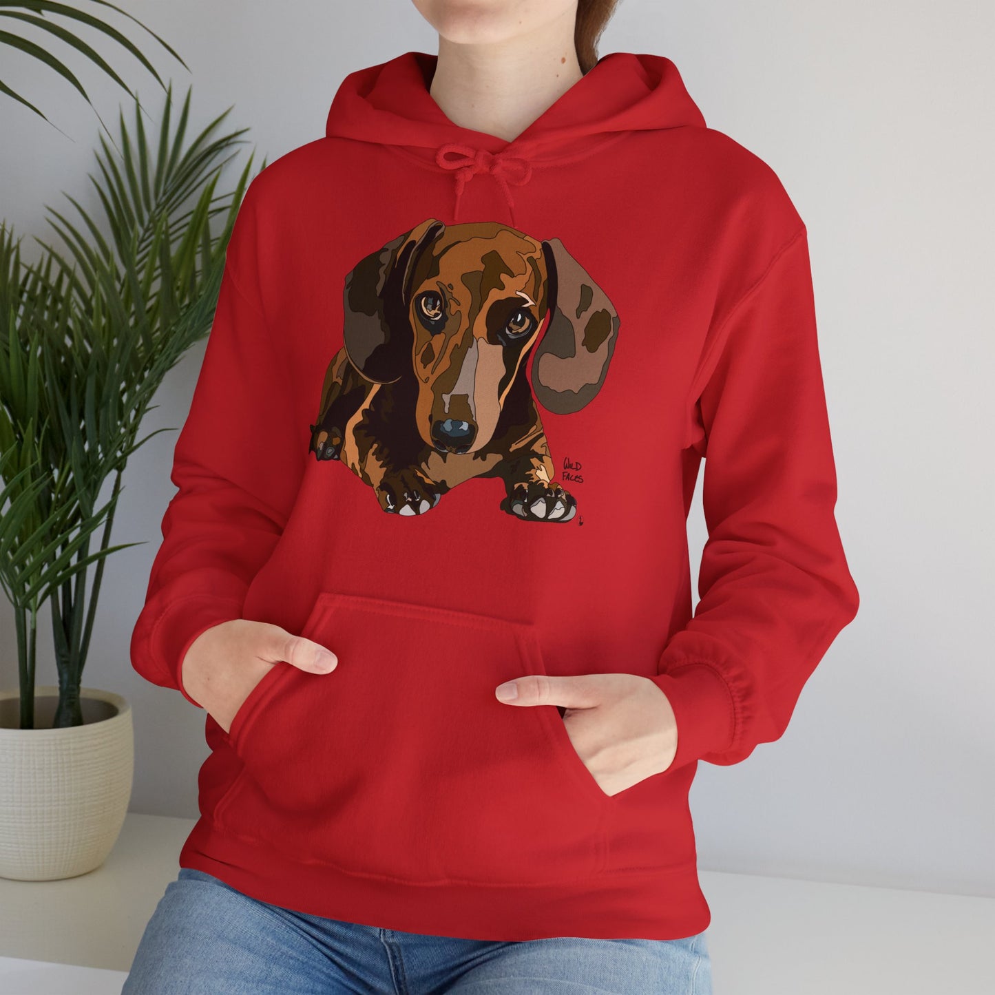 Dachshund (body) | Unisex Heavy Blend™ Hooded Sweatshirt