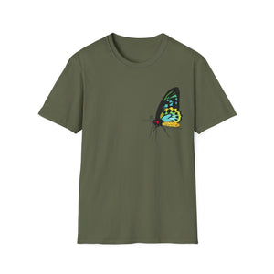 Birdwing Butterfly - Small design - Unisex Softstyle T-Shirt Printify