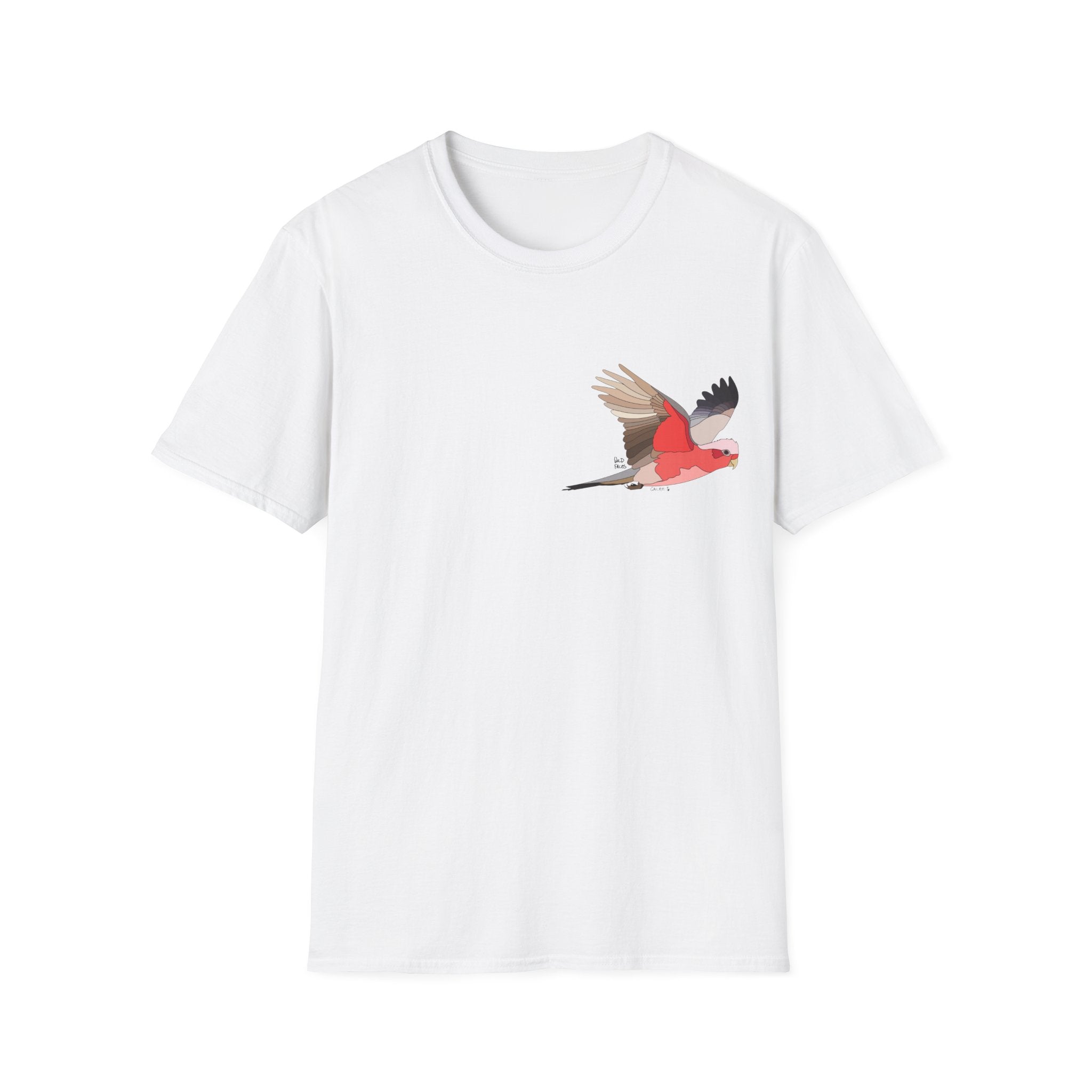 Galah - Small design - Unisex Softstyle T-Shirt