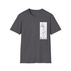 Southern Cassowary (sketch) - Unisex Softstyle T-Shirt Printify