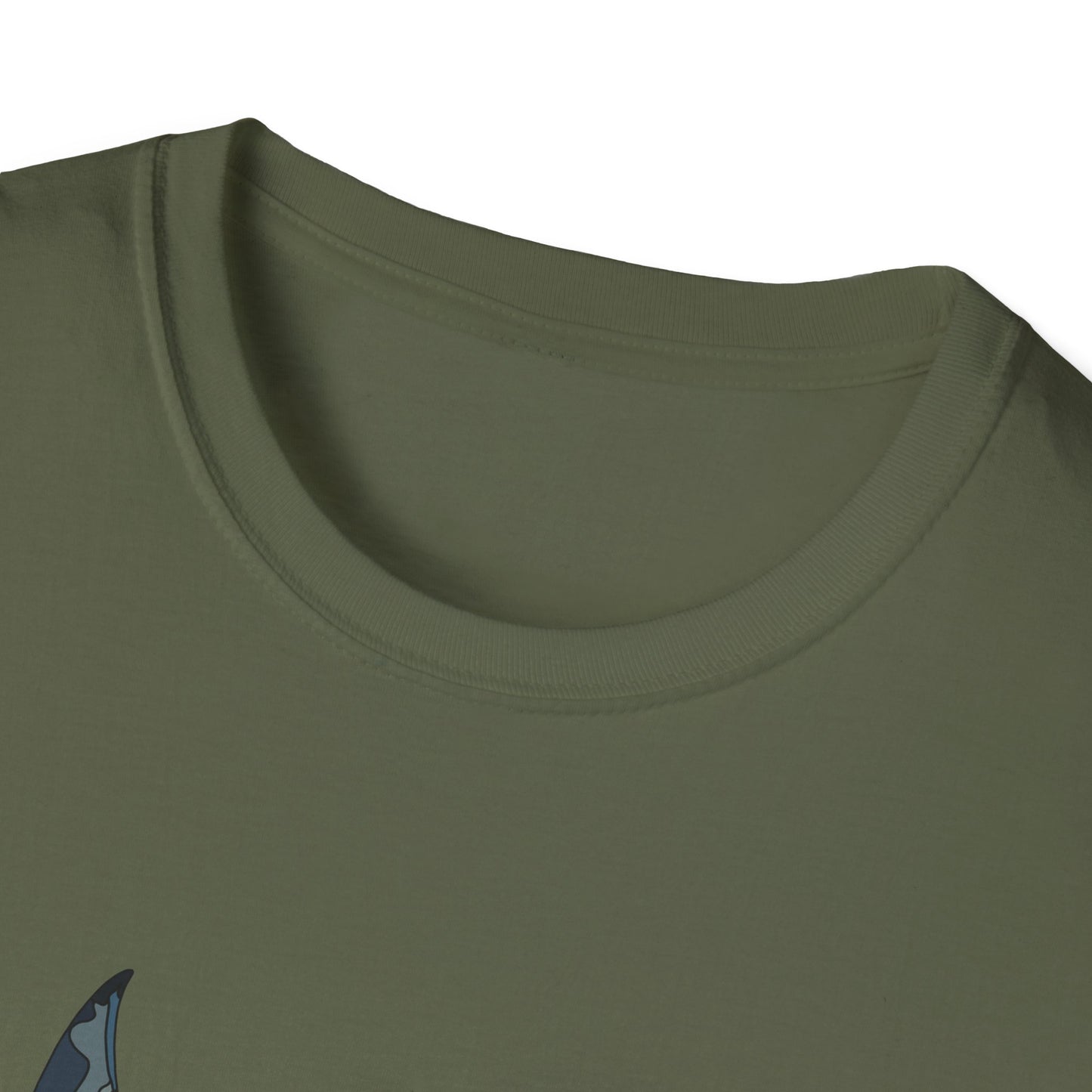 Reef Manta Ray- large design - Unisex Softstyle T-Shirt