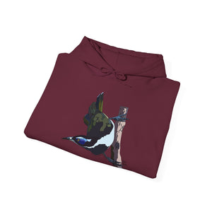 Blue-faced Honeyeater | Unisex Heavy Blend™ Hooded Sweatshirt Printify