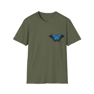 Ulysses Butterfly - Small design - Unisex Softstyle T-Shirt Printify