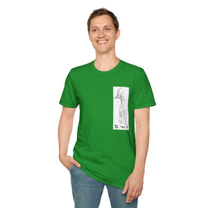 Southern Cassowary (sketch) - Unisex Softstyle T-Shirt Printify