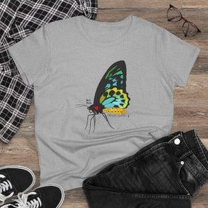 Birdwing Butterfly - Women's Midweight Cotton Tee Printify