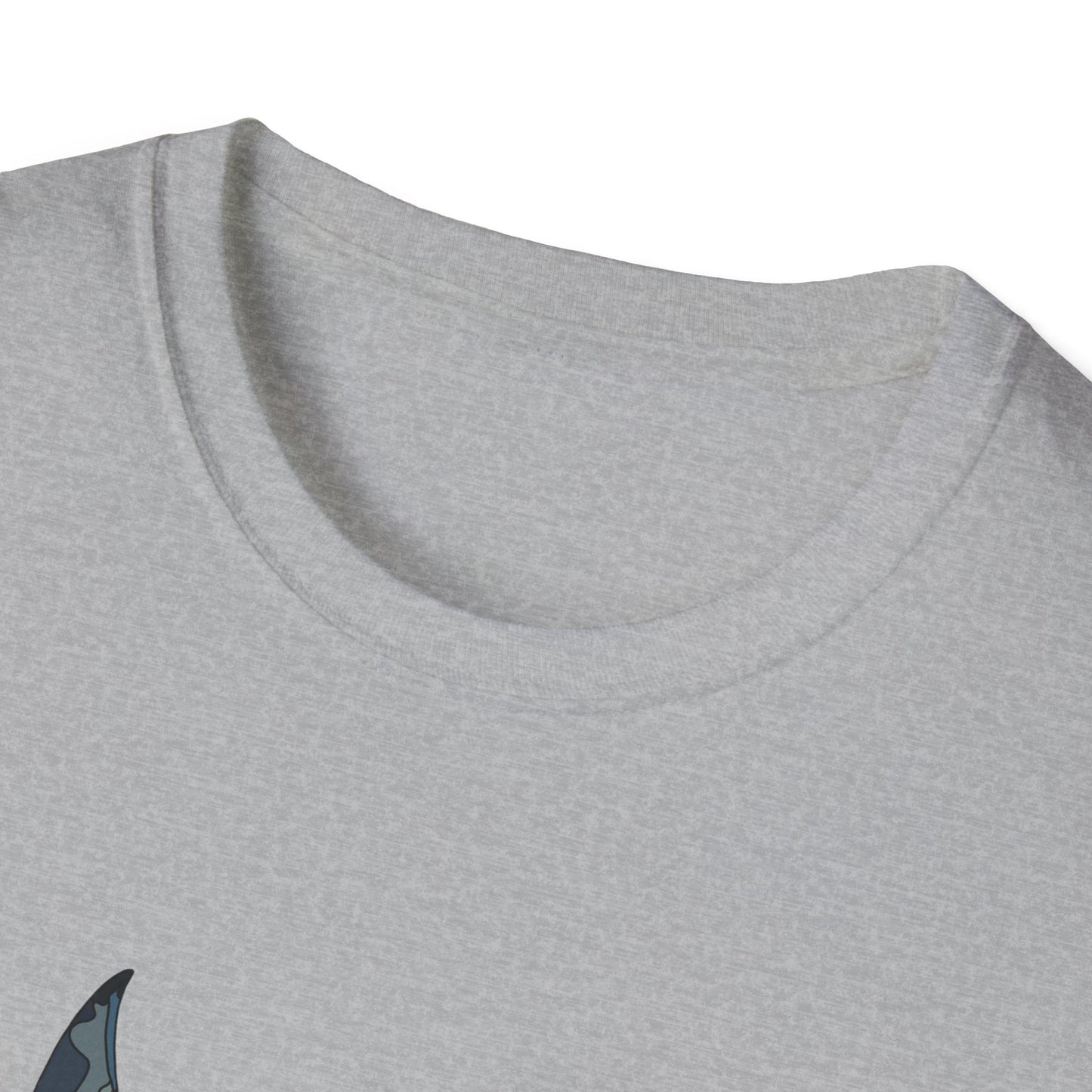 Reef Manta Ray- large design - Unisex Softstyle T-Shirt