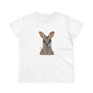 Agile Wallaby - Women's Midweight Cotton Tee Printify