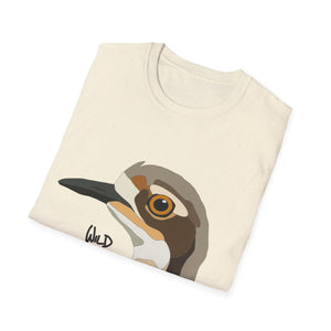 Bush Stone-curlew Head - Unisex Softstyle T-Shirt Printify