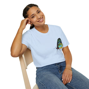 Birdwing Butterfly - Small design - Unisex Softstyle T-Shirt Printify