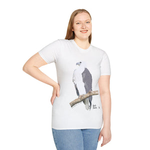 White-bellied Sea Eagle - Unisex Softstyle T-Shirt Printify