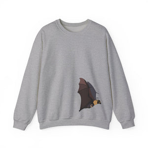 Spectacled Flying Fox (in flight) Sweatshirt | Unisex Heavy Blend™ Crewneck Printify