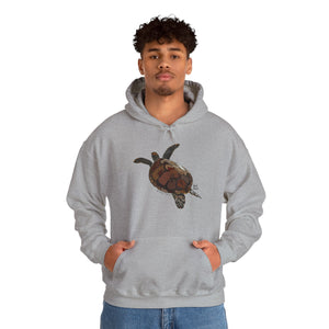 Green Turtle | Unisex Heavy Blend™ Hooded Sweatshirt Printify