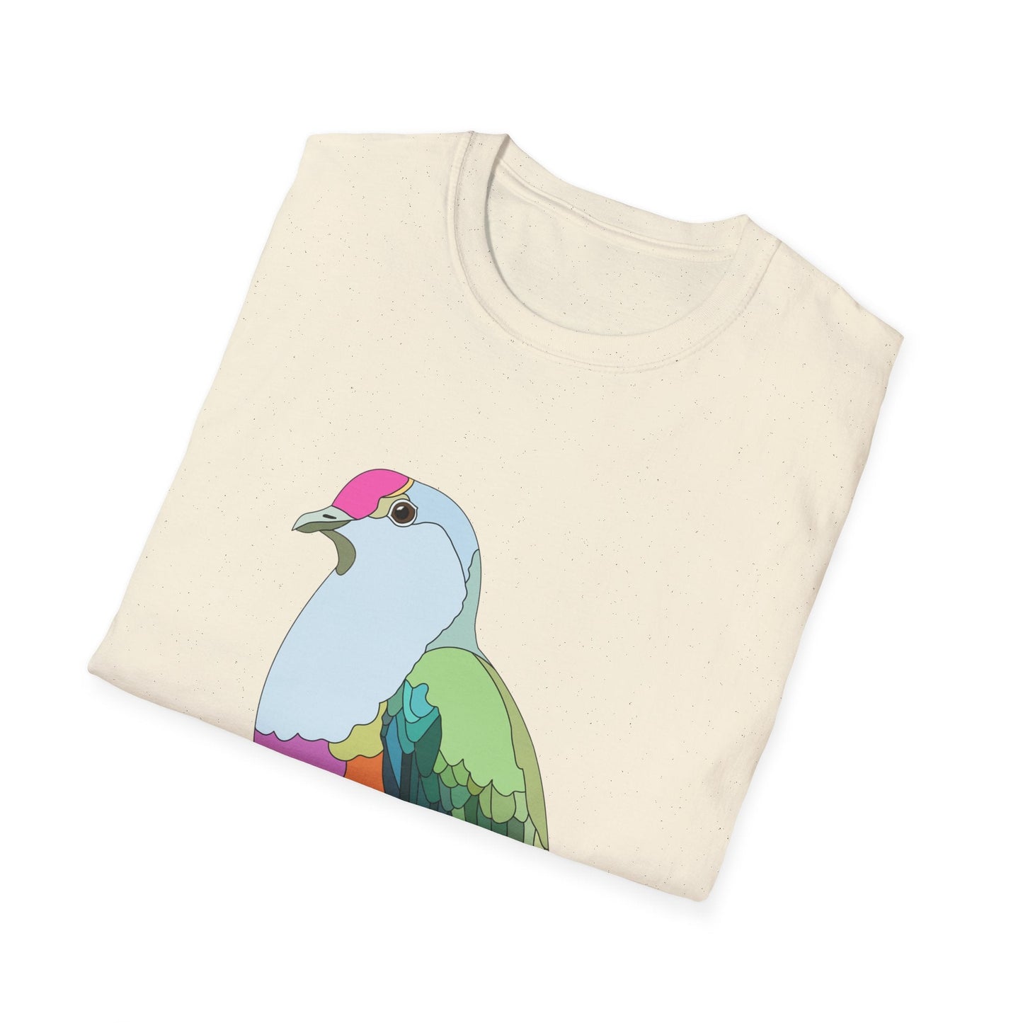 Rose-crowned Fruit Dove - Unisex Softstyle T-Shirt Printify