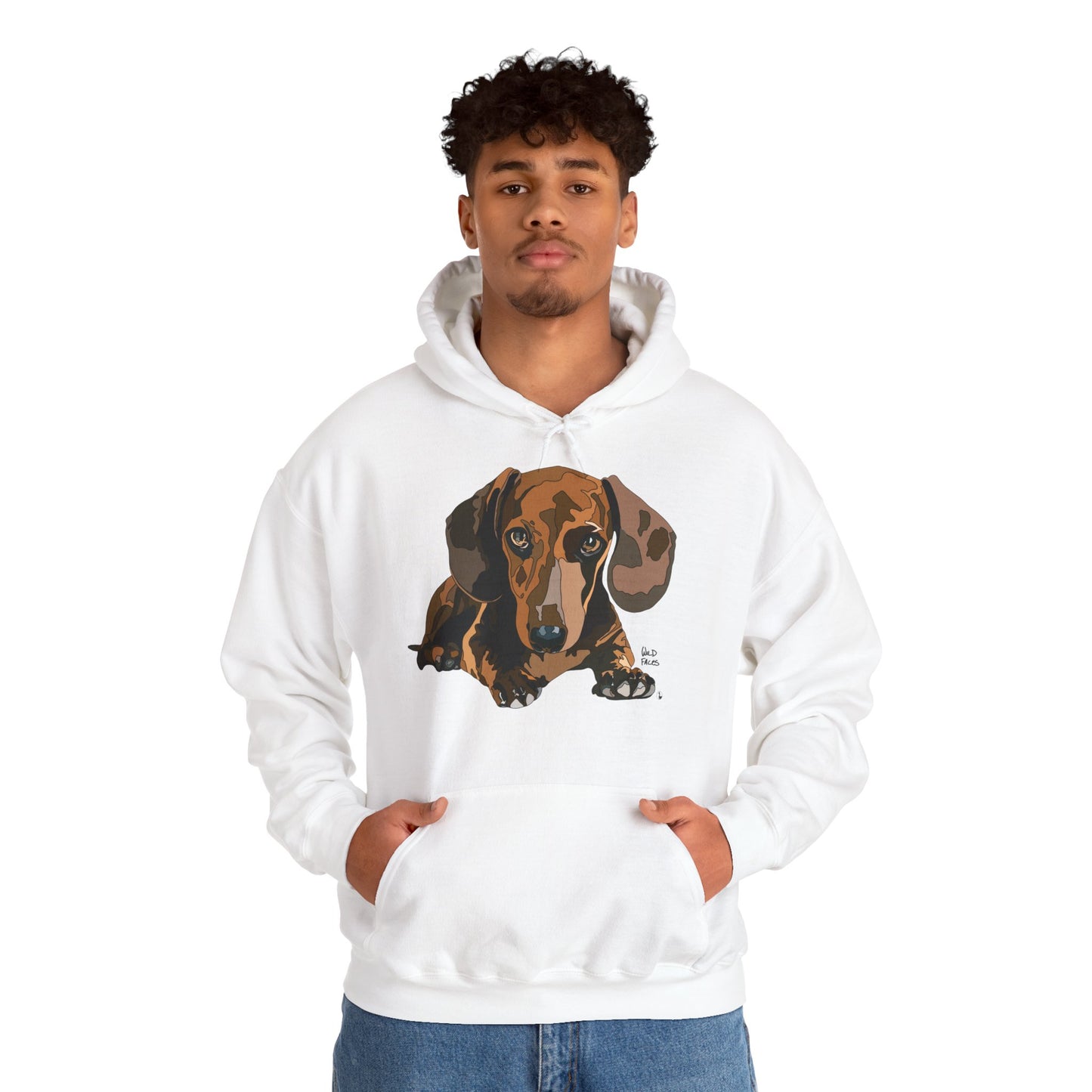 Dachshund (body) | Unisex Heavy Blend™ Hooded Sweatshirt