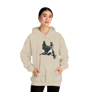 Blue-faced Honeyeater | Unisex Heavy Blend™ Hooded Sweatshirt Printify
