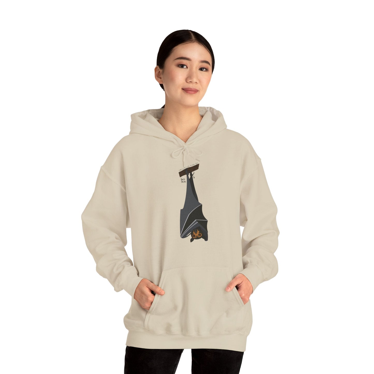 Spectacled Flying Fox | Unisex Heavy Blend™ Hooded Sweatshirt Printify