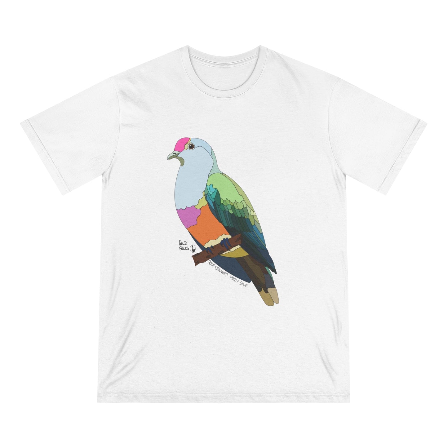 Rose-crowned Fruit Dove | Organic Staple T-shirt Printify