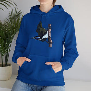 Blue-faced Honeyeater | Unisex Heavy Blend™ Hooded Sweatshirt Printify