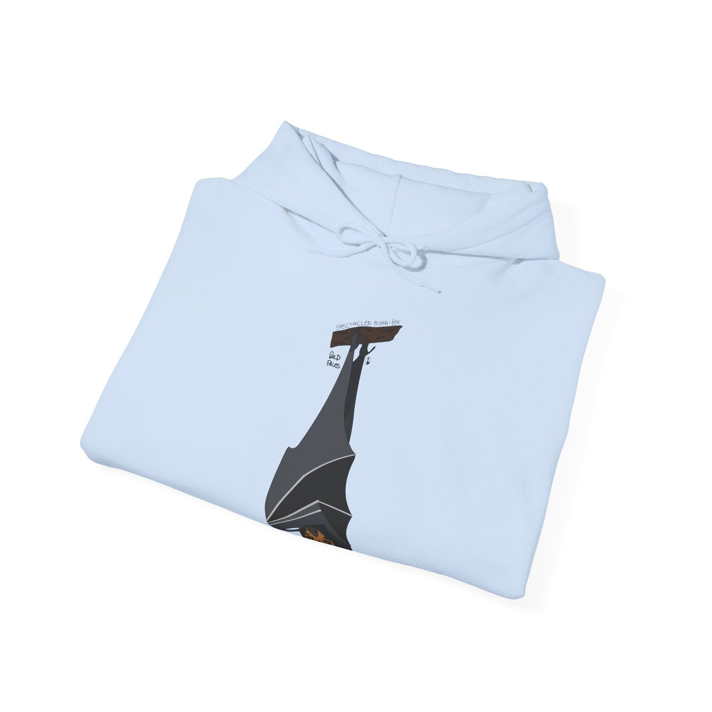 Spectacled Flying Fox | Unisex Heavy Blend™ Hooded Sweatshirt Printify