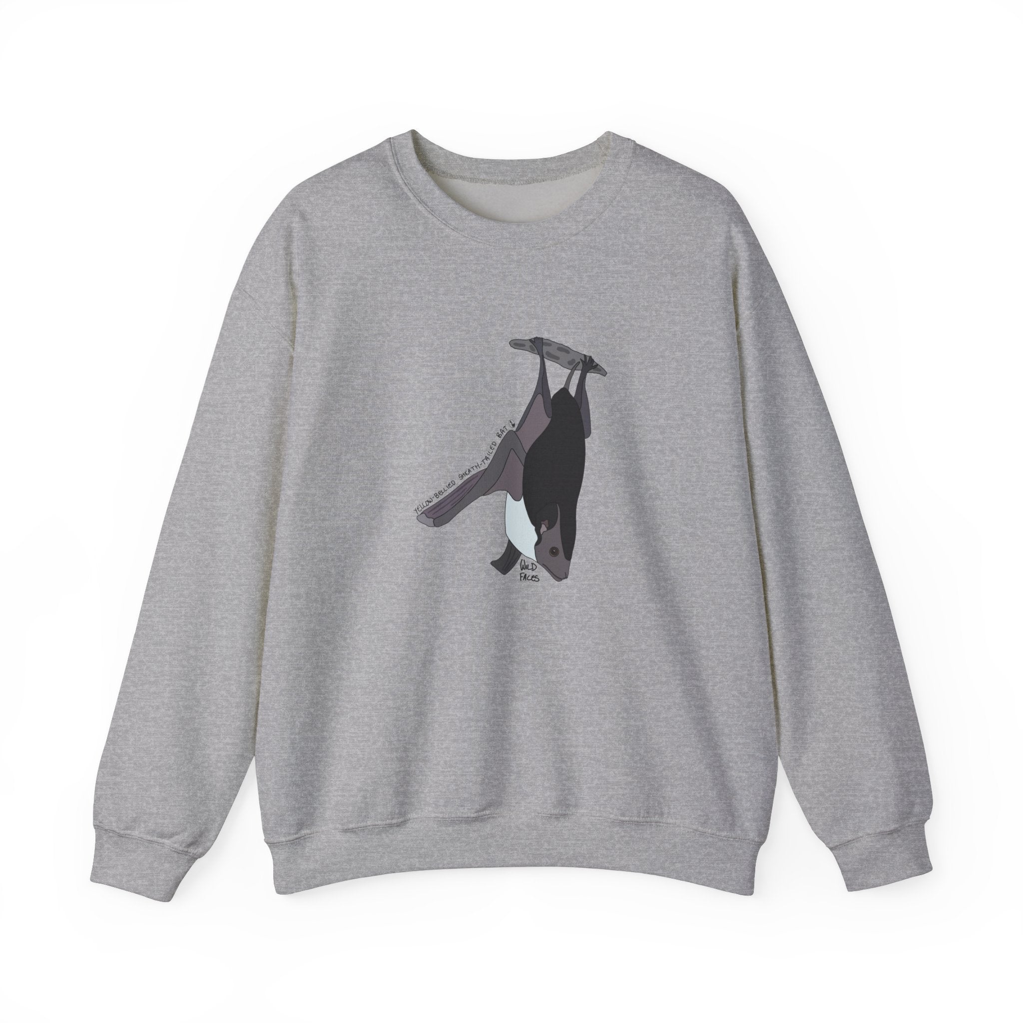 Yellow-bellied Sheath-tailed Bat Sweatshirt | Unisex Heavy Blend™ Crewneck Printify